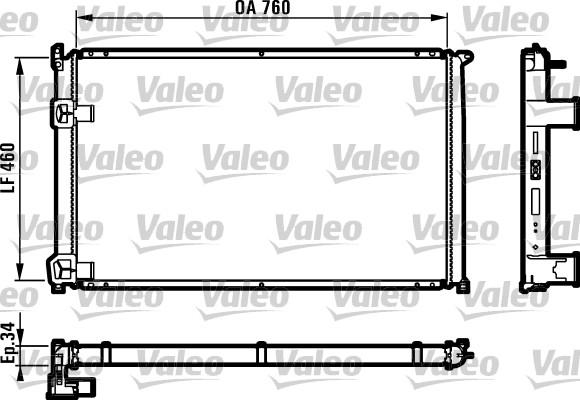 Valeo 732063 - Radiator, engine cooling autospares.lv