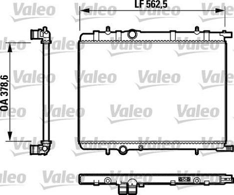 Valeo 732892 - Radiator, engine cooling autospares.lv