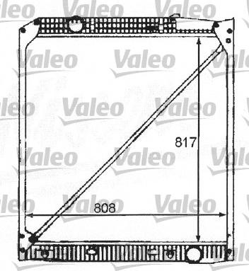 Valeo 732215 - Radiator, engine cooling autospares.lv