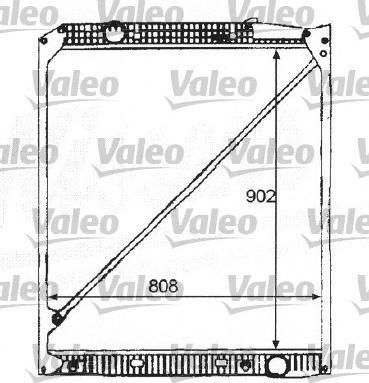 Valeo 732217 - Radiator, engine cooling autospares.lv