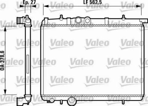 Valeo 732793 - Radiator, engine cooling autospares.lv