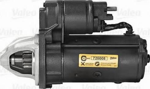 Valeo 726008 - Starter autospares.lv