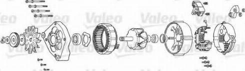 Valeo A14V19 - Alternator autospares.lv