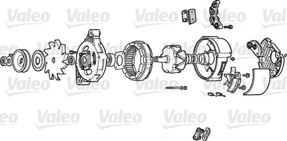 Valeo A13M3 - Alternator autospares.lv