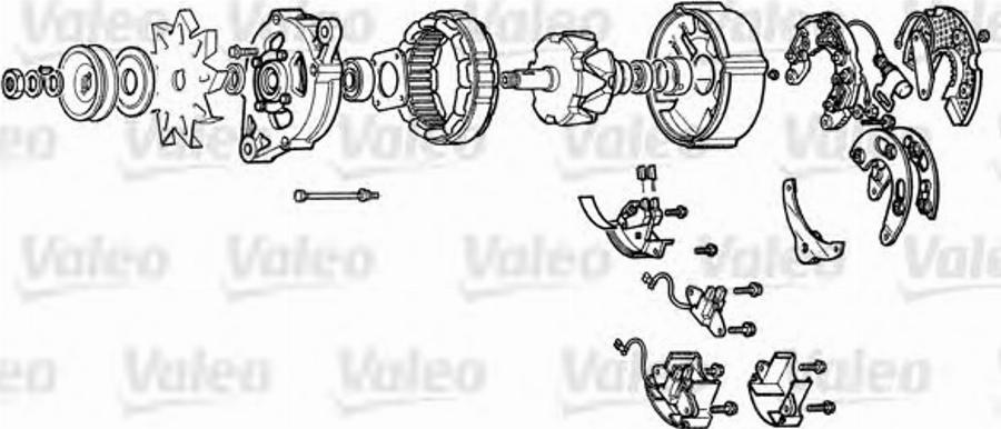 Valeo A13R123 - Alternator autospares.lv