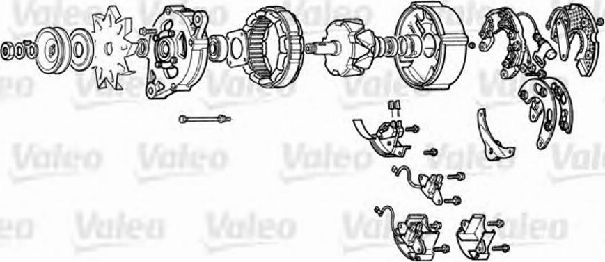 Valeo A13R256 - Alternator autospares.lv