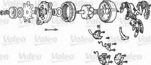 Valeo A13R231 - Alternator autospares.lv