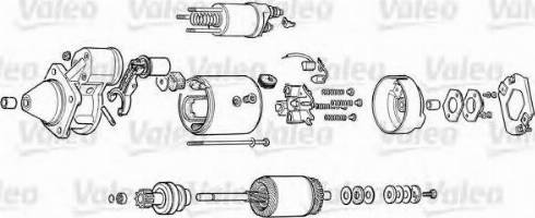 Valeo D9E83 - Starter autospares.lv