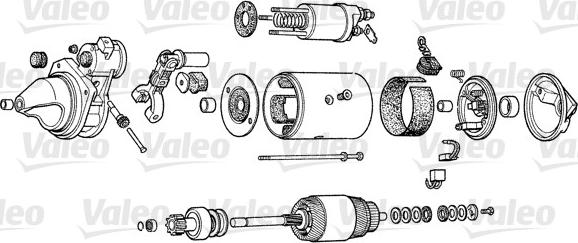 Valeo D9E34 - Starter autospares.lv