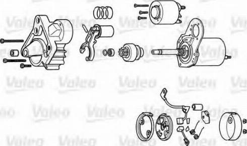 Valeo D6RA84 - Starter autospares.lv