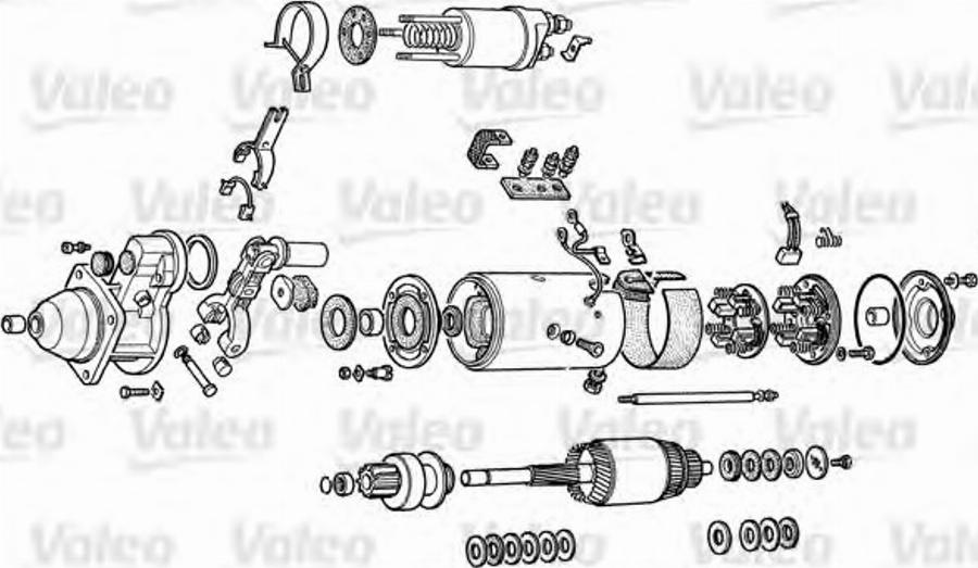 Valeo D11E128 - Field Winding, starter autospares.lv