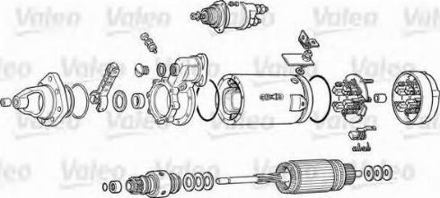 Valeo D13E111 - Starter autospares.lv