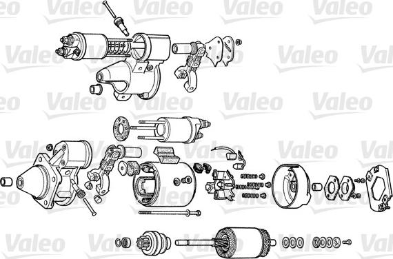 Valeo D8E153 - Starter autospares.lv