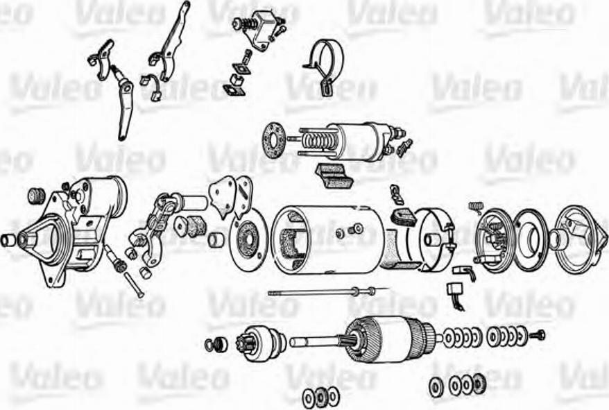 Valeo D8E103 - Starter autospares.lv