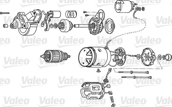 Valeo D8R1 - Starter autospares.lv
