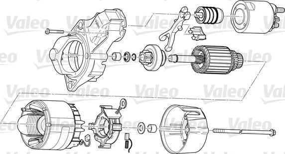 Valeo D7E41 - Starter autospares.lv