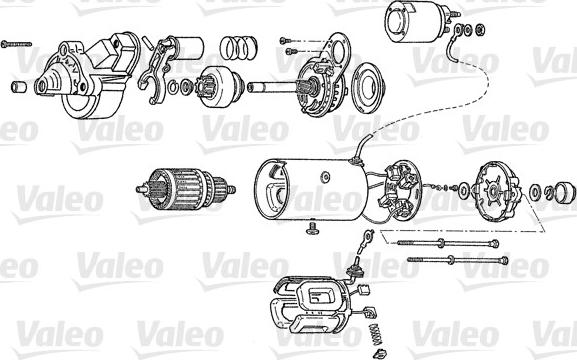 Valeo D7G11 - Starter autospares.lv