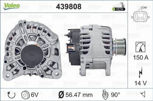 Valeo FG15T056 - Alternator autospares.lv