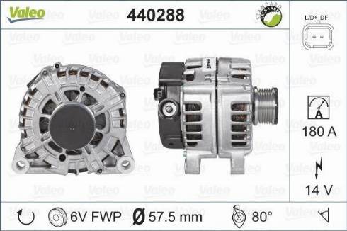 Valeo FG18S048 - Alternator autospares.lv