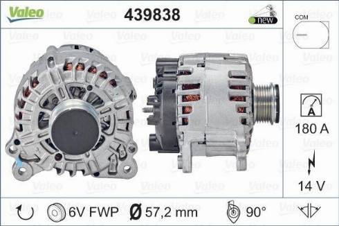 Valeo FG18T120 - Alternator autospares.lv