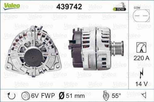 Valeo FG23S039 - Alternator autospares.lv