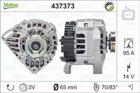 Valeo SG9B107 - Alternator autospares.lv