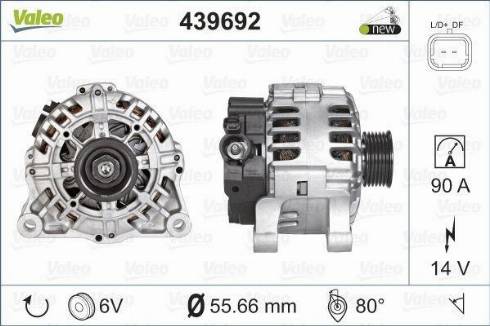 Valeo TG9B064 - Alternator autospares.lv