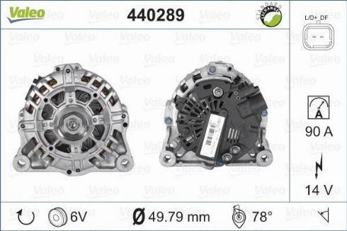 Valeo TG9B065 - Alternator autospares.lv