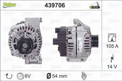 Valeo TG9S060 - Alternator autospares.lv