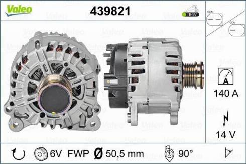 Valeo TG14C049 - Alternator autospares.lv