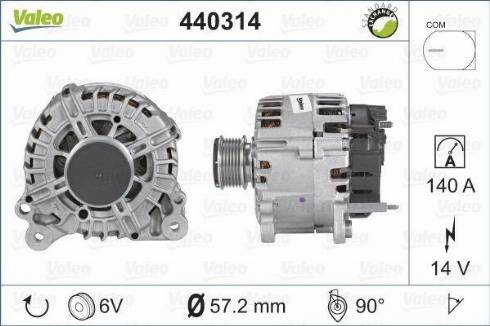 Valeo TG14C031 - Alternator autospares.lv