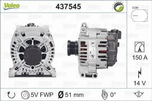 Valeo TG15C121 - Alternator autospares.lv