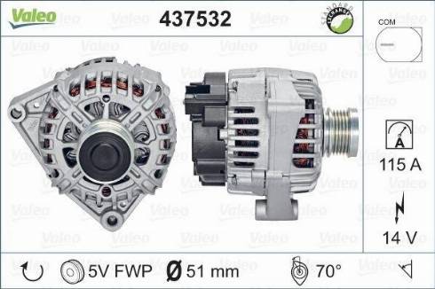 Valeo TG11C059 - Alternator autospares.lv