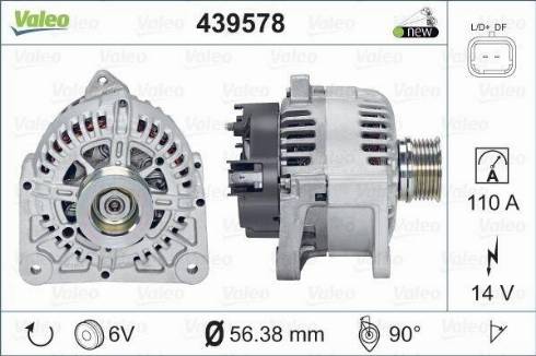 Valeo TG11C063 - Alternator autospares.lv