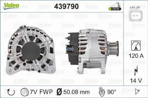 Valeo TG12C092 - Alternator autospares.lv