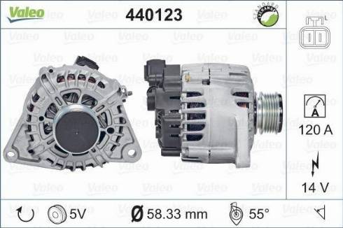 Valeo TG12C033 - Alternator autospares.lv