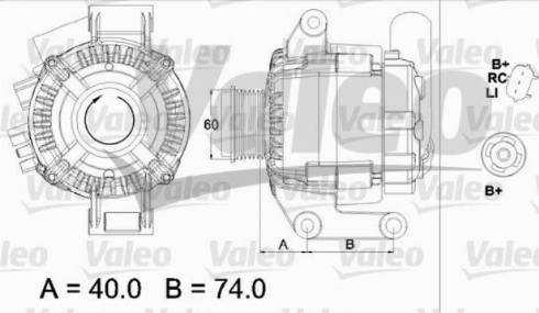 Valeo TG12C109 - Alternator autospares.lv