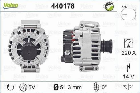 Valeo TG23C017 - Alternator autospares.lv