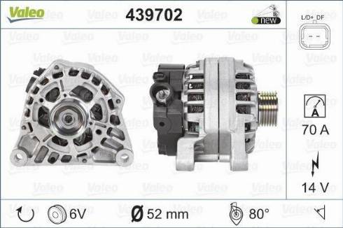 Valeo TG7S015 - Alternator autospares.lv