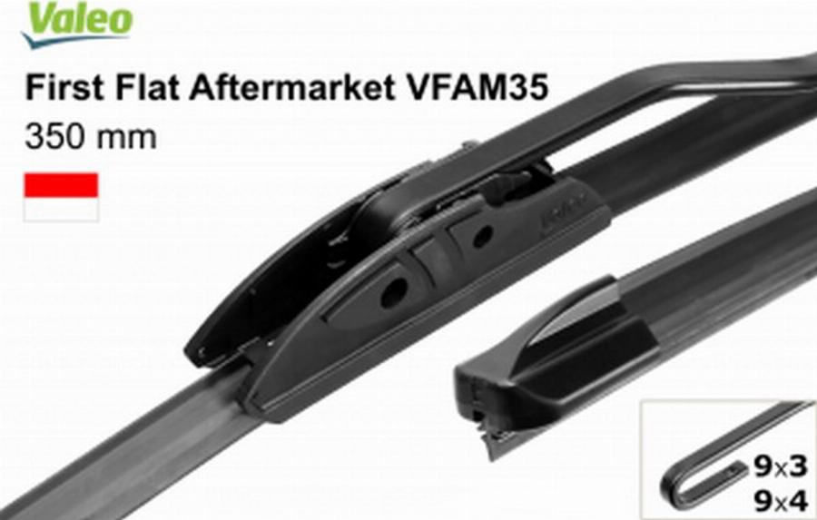 Valeo VFAM35 - Wiper Blade autospares.lv