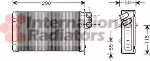 TEMPEST TP.1572935 - Heat Exchanger, interior heating autospares.lv