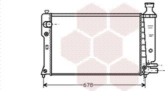 Van Wezel 40002097 - Radiator, engine cooling autospares.lv