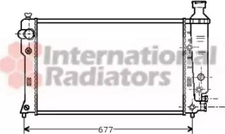 Van Wezel 40002132 - Radiator, engine cooling autospares.lv