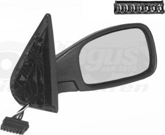 Van Wezel 4036818 - Outside Mirror autospares.lv