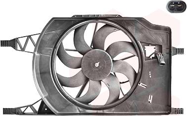 Van Wezel 4348746 - Fan, radiator autospares.lv