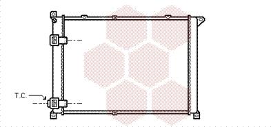 Van Wezel 43002141 - Radiator, engine cooling autospares.lv