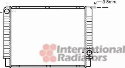 Van Wezel 59002145 - Radiator, engine cooling autospares.lv