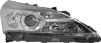 Van Wezel 5493962U - Headlight autospares.lv