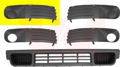 Van Wezel 5896592 - Ventilation Grille, bumper autospares.lv