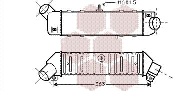 Van Wezel 58004162 - Intercooler, charger autospares.lv